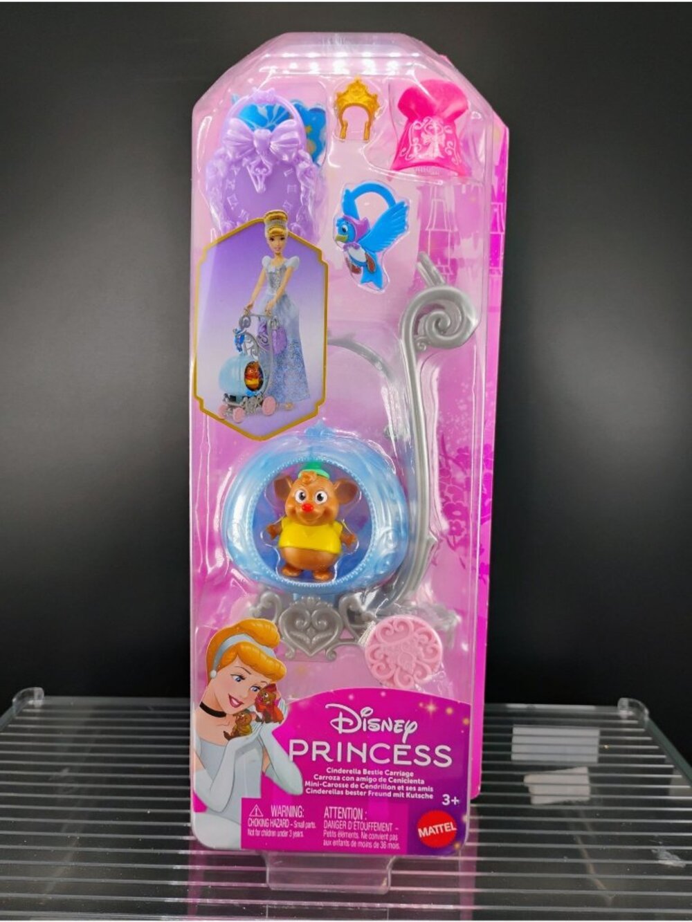 Disney Princess Cinderella Bestie Carriage Playset By Mattel